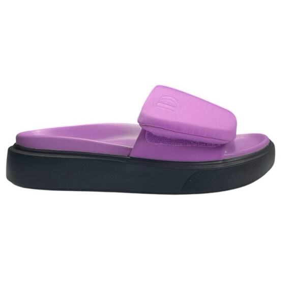 NWOT - D'Amelio Reklis Bright Lavender Slide Sandals - Picture 1 of 6